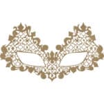 FACE LACE BEAUROQUE OPEN EYES GOLD