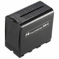 6pcs AA Battery Pack Case Battery Holder Power As NP-F Series Battery for LED Video Light