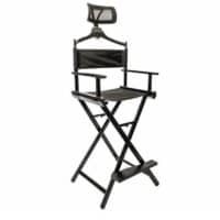 MAKEUP CHAIR Aluminium With Headrest.