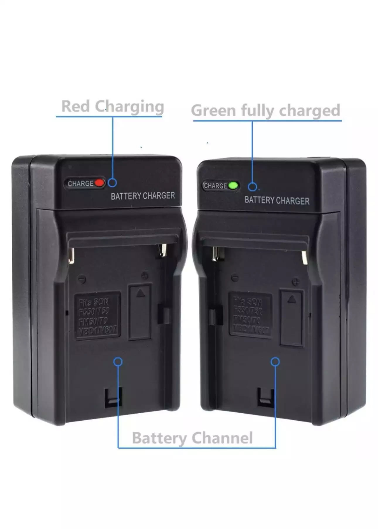Battery Replacement NP-F970 4400mAh for with charge. - Image 3