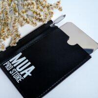 PU Leather Case Cosmetic Makeup Palette with Blending Spatula.(small size)