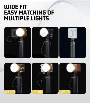 ZSYB D150 – Φορητή Λαβή Μπαταρίας για LED Light. - Image 6